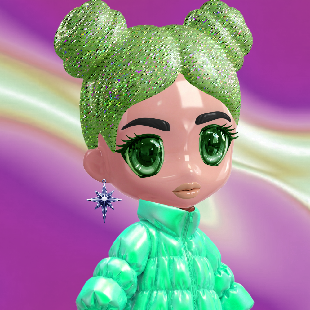 Aqua Lumi lookbook doll in winter styling